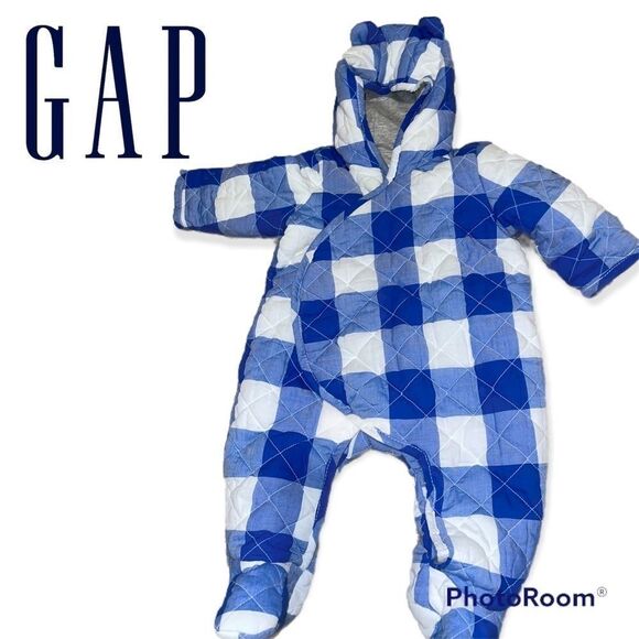 GAP Buffalo gingham check padded suit - Picture 1 of 2